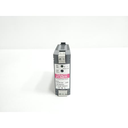 Traco Power Supply, 100 to 240V AC, 24V DC, 24W, 1A, DIN Rail TCL24-124